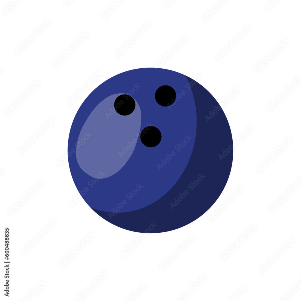 Fototapeta premium Blue bowling ball