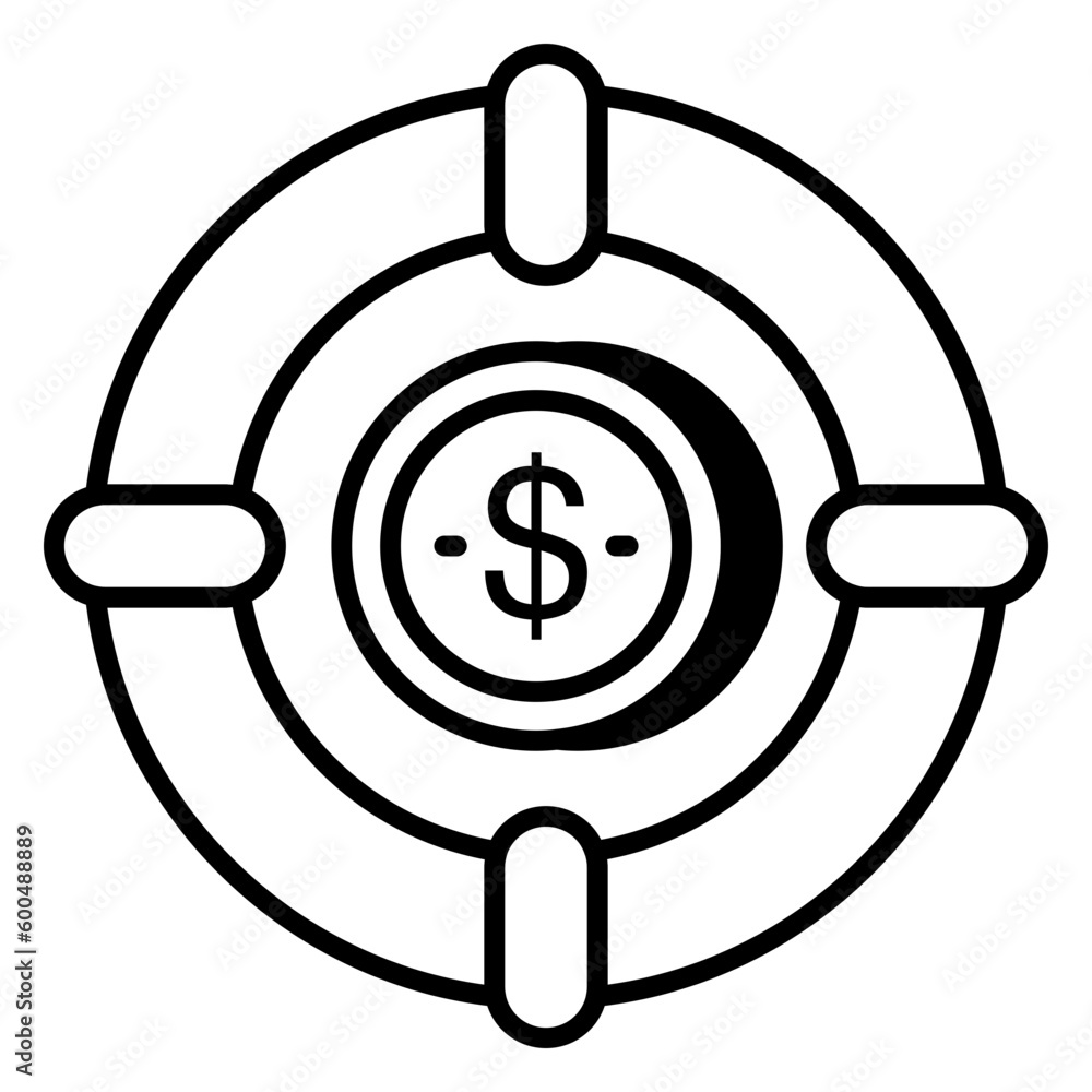 Premium download icon of financial target Premium download icon of financial target