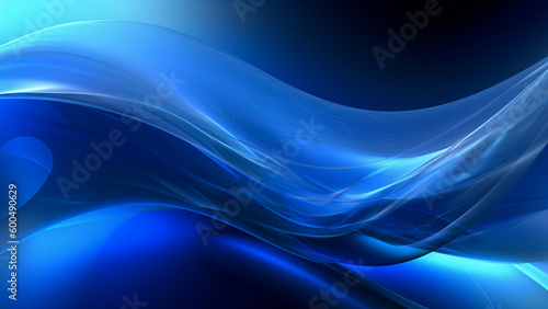 Abstract Banner Blue