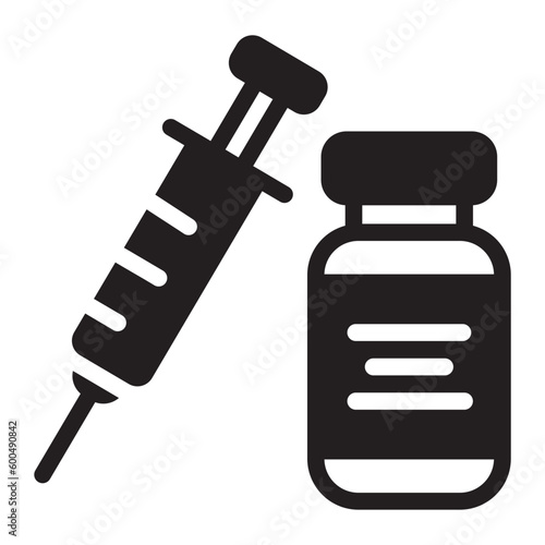 insulin glyph icon