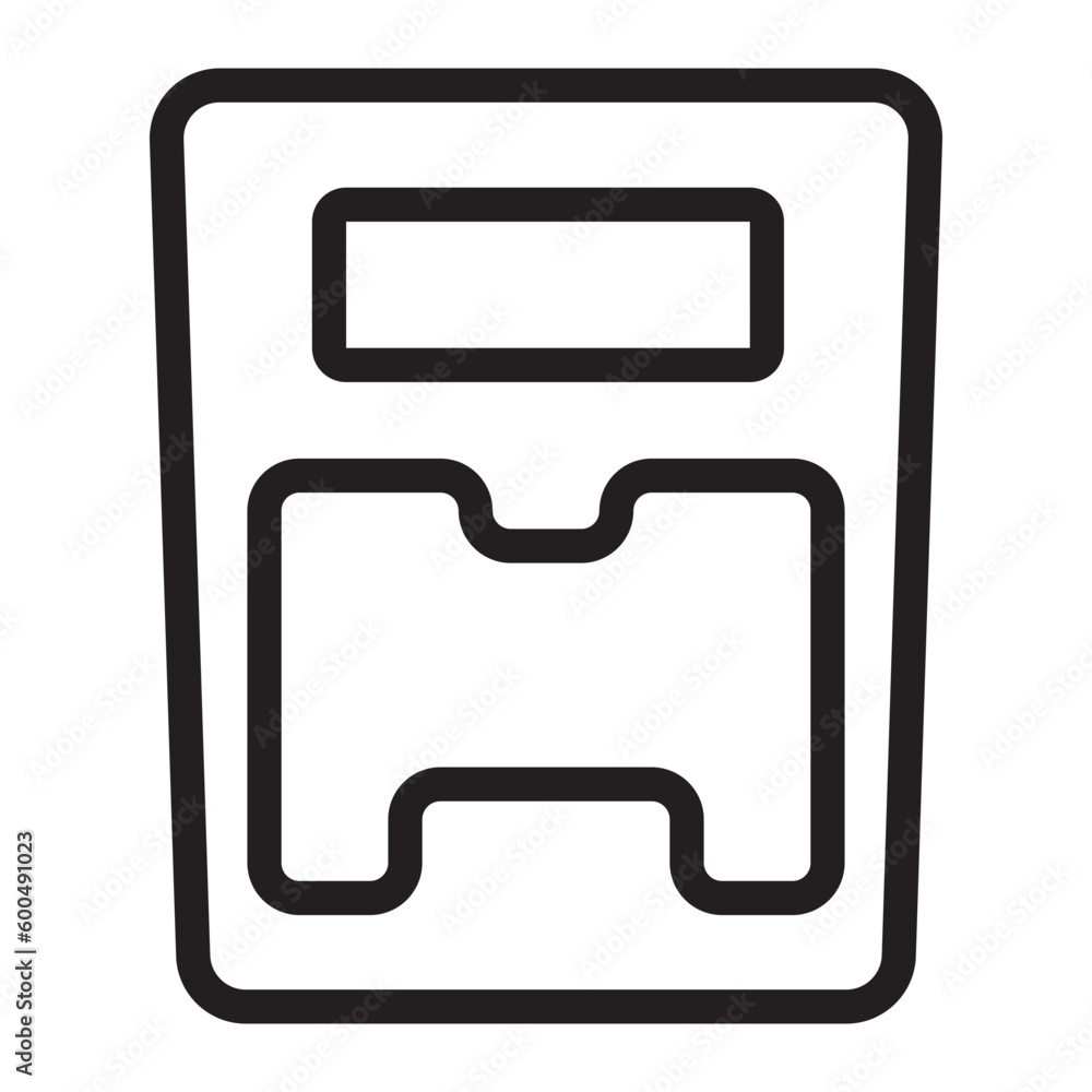weight line icon weight line icon