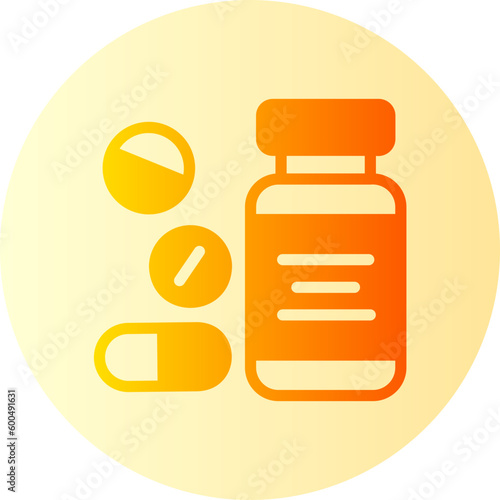 drugs gradient icon