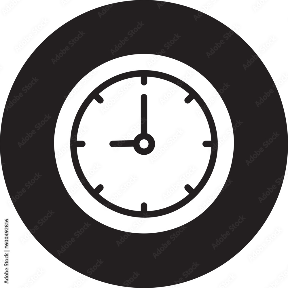 clock glyph icon clock glyph icon