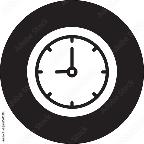 clock glyph icon