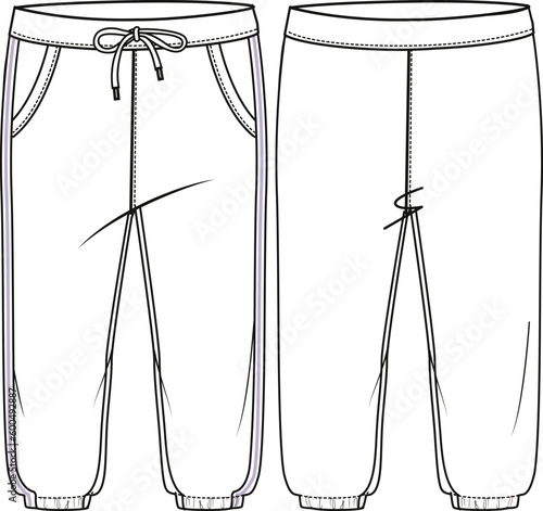 KIDS BOTTOM WEAR TROUSER JOGGER VECTOR