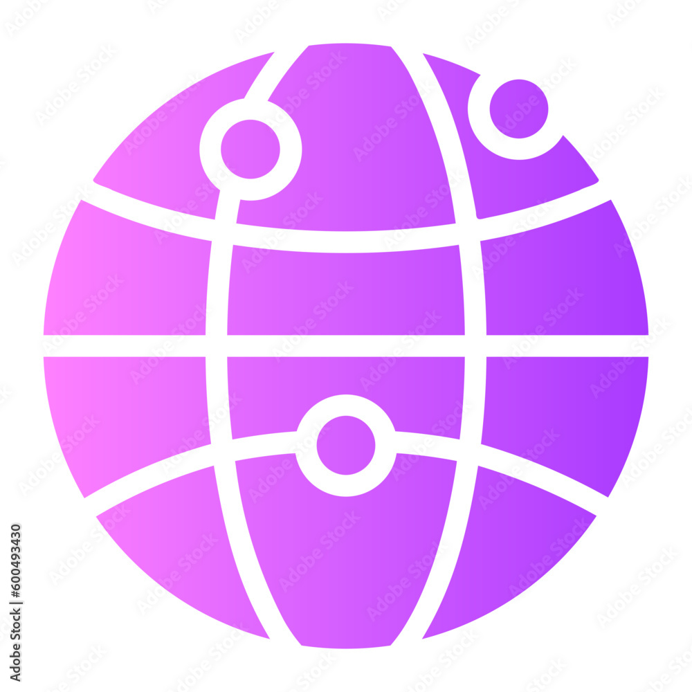 worldwide gradient icon worldwide gradient icon