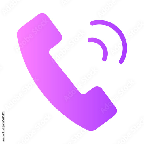 phone call gradient icon