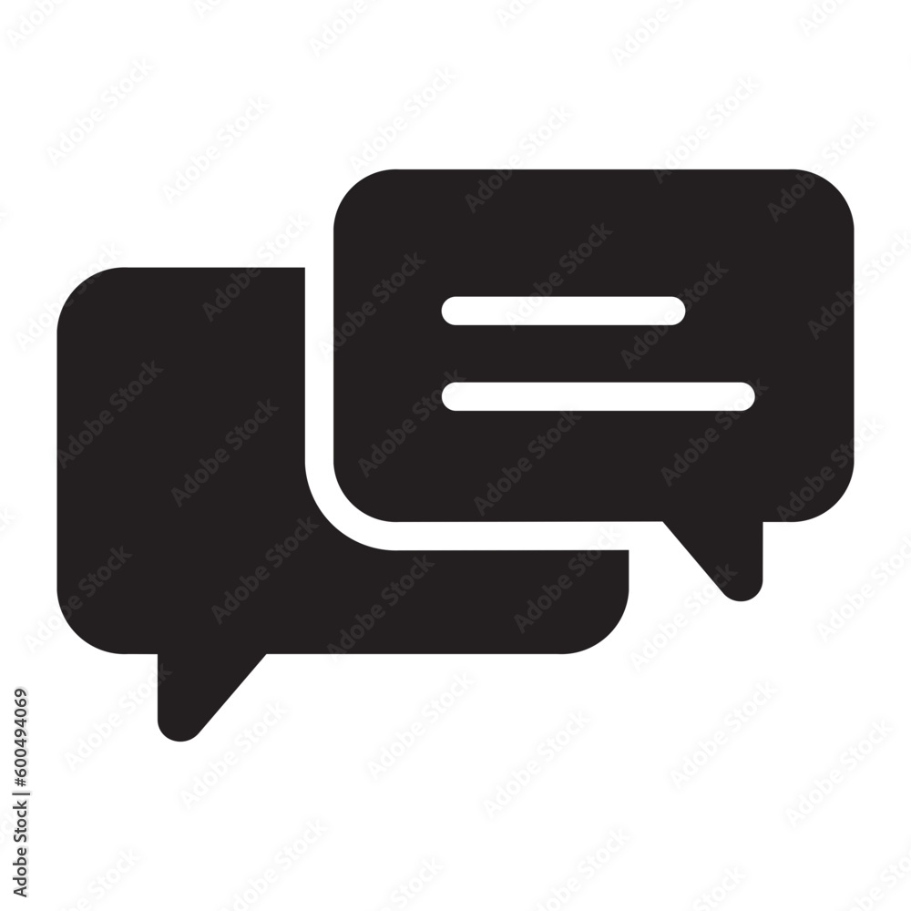 chat glyph icon chat glyph icon