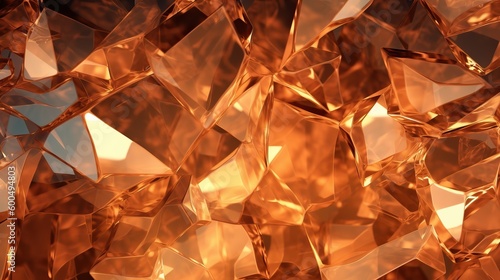 Elegant Amber Material Pattern. Generative  AI 