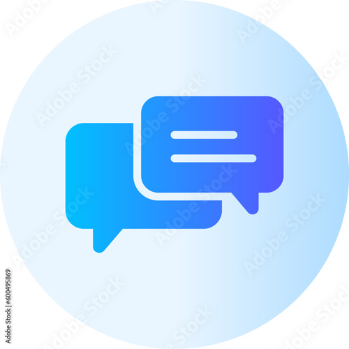 chat gradient icon