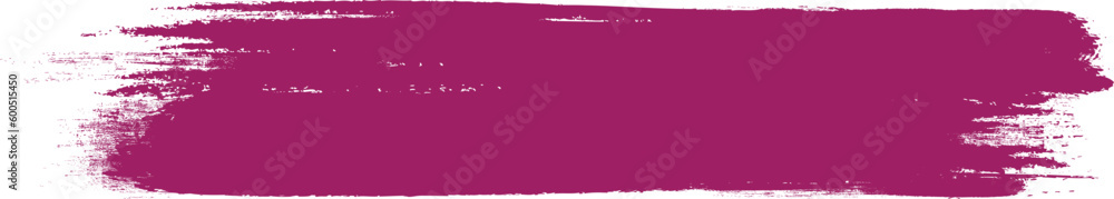 Purple brush stroke isolated on background. Paint brush stroke vector for ink paint, grunge design element, dirt banner, watercolor design, dirty texture. Trendy brush stroke, vector illustration