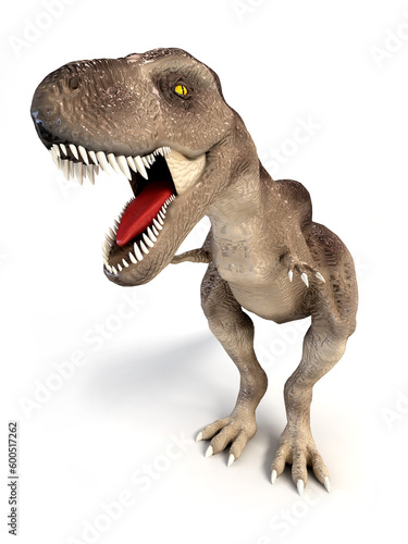 3d rendering of the dinosaur T-rex