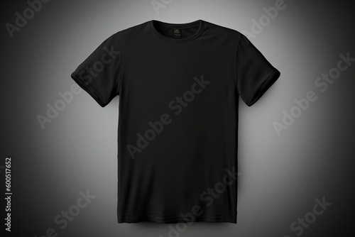 black  T-shirt mockup