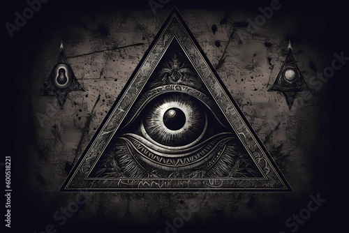 The Illuminati Eye of Egypt's Afterlife created by AI