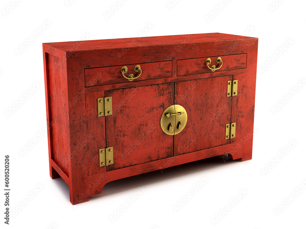 bureau 3d rendering on white background bureau 3d rendering on white background