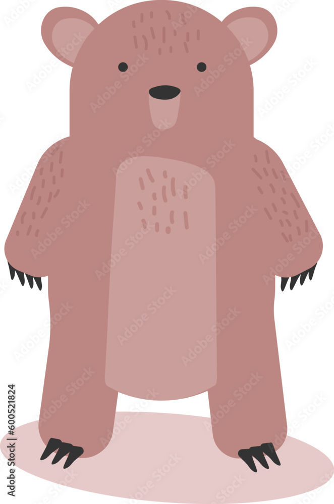 Teddy bear in flat style Teddy bear in flat style