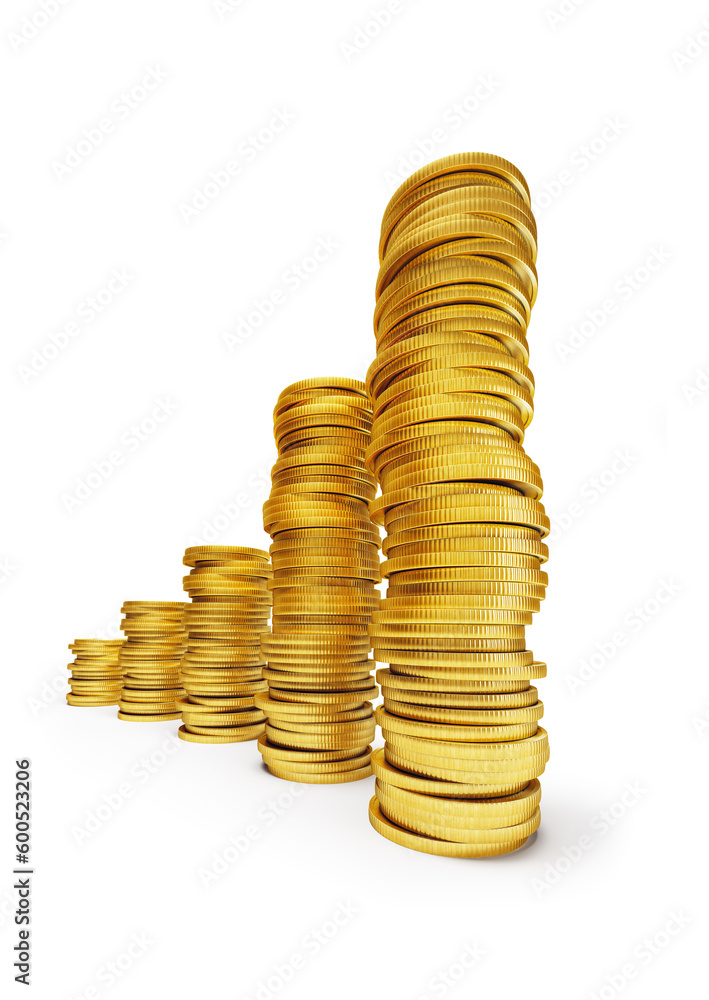 concept of successful investment, 3d rendering concept of successful investment, 3d rendering