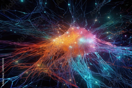 illustration of brain networks
