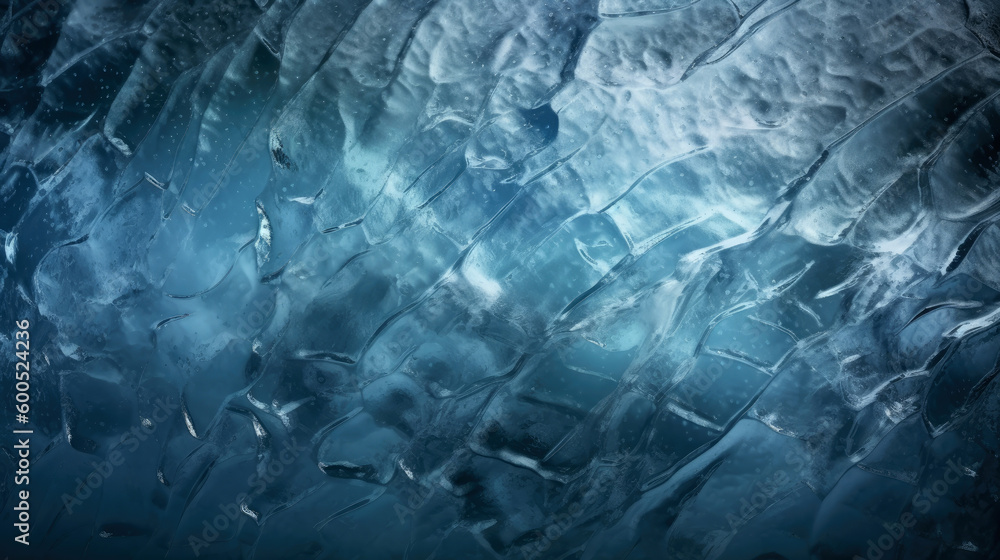 Frozen ice with scratched background, frost surface of water, winter season, abstract ice cracked scene, with Generative Ai. Frozen ice with scratched background, frost surface of water, winter season, abstract ice cracked scene, with Generative Ai.