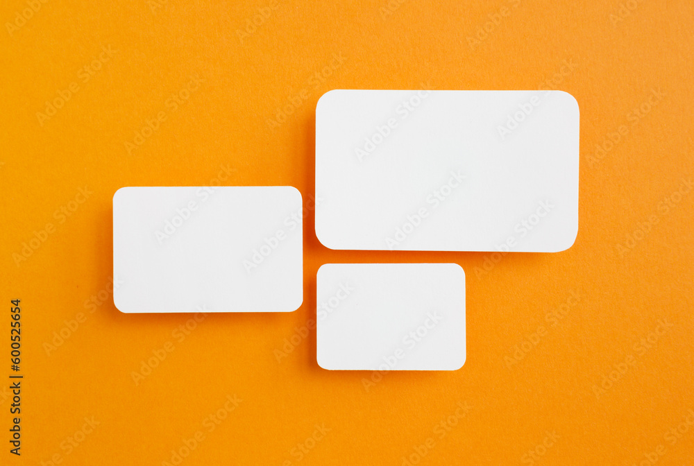 paper speech bubble on yellow background paper speech bubble on yellow background