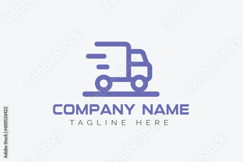 Delivery Truck logo concept for innovation nice vector illustration