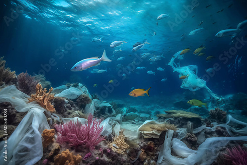 Ocean's Sorrow: Devastated Coral Reef