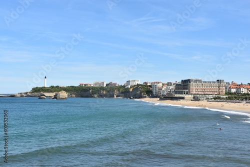 La plage de Biarritz au pays basque