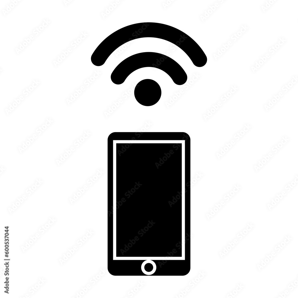 Signal icon vector. Wi Fi illustration sign. Connection symbol or logo. Signal icon vector. Wi Fi illustration sign. Connection symbol or logo.