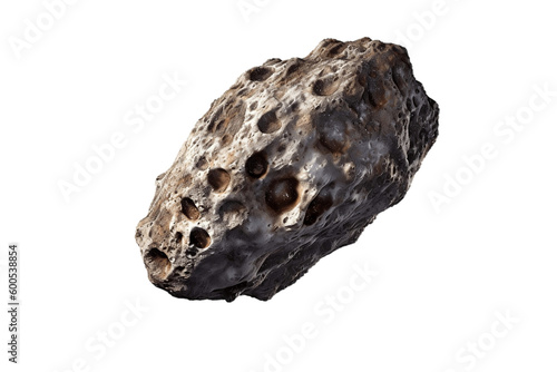 Foto An isolated asteroid on a transparent background. AI