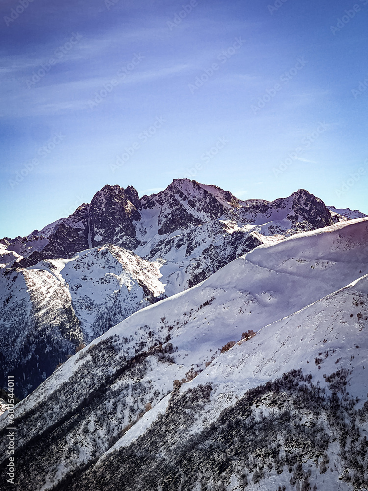 snow covered mountain