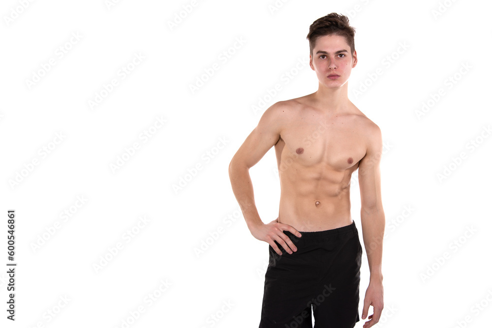 Young attractive guy posing in the studio. Young attractive guy posing in the studio.