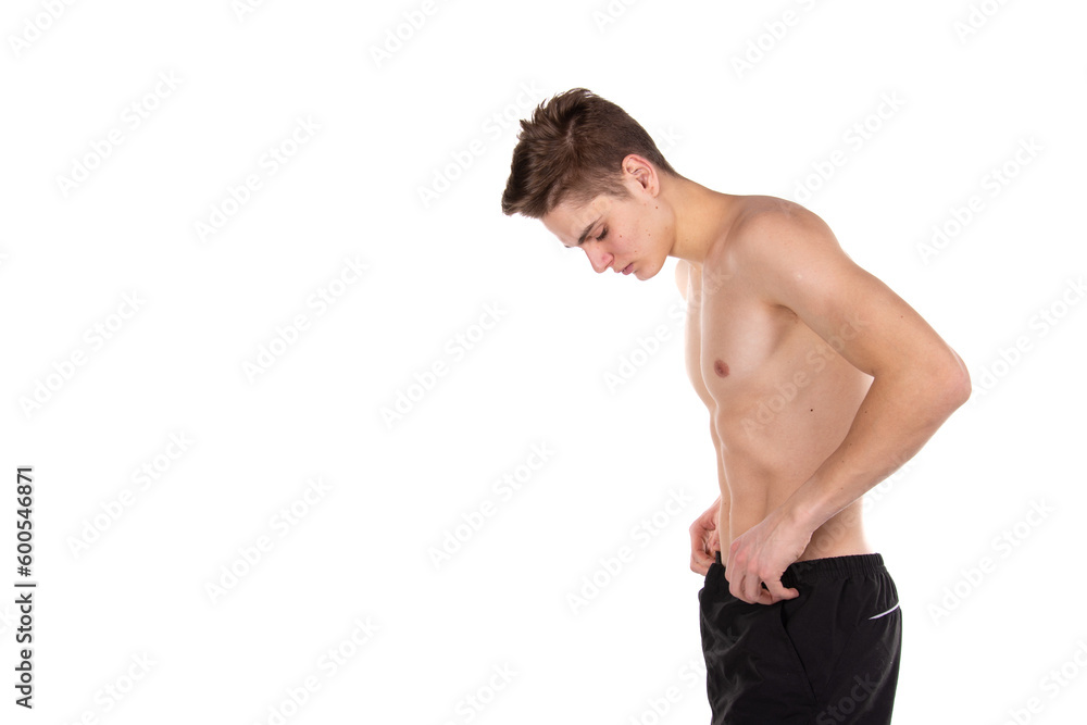 Young attractive guy posing in the studio. Young attractive guy posing in the studio.