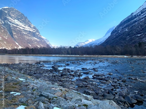 lake in winter