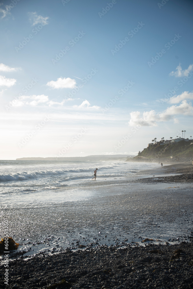 Beach at sunset