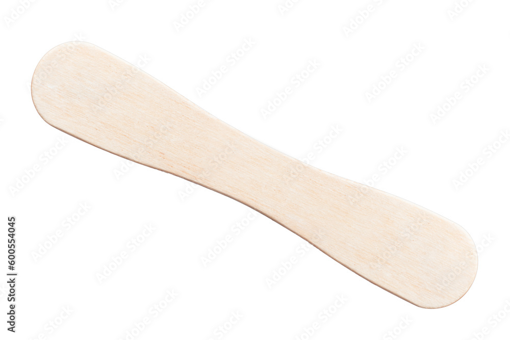 wooden stick from ice cream, isolated on white background wooden stick from ice cream, isolated on white background