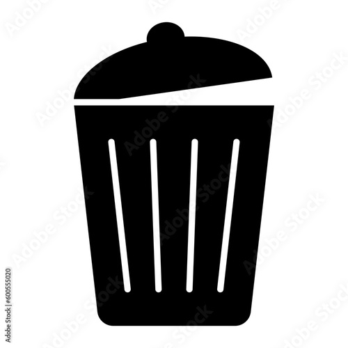 Dustbin Glyph Icon