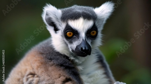 lemur face generative ai © Scheidle-Design