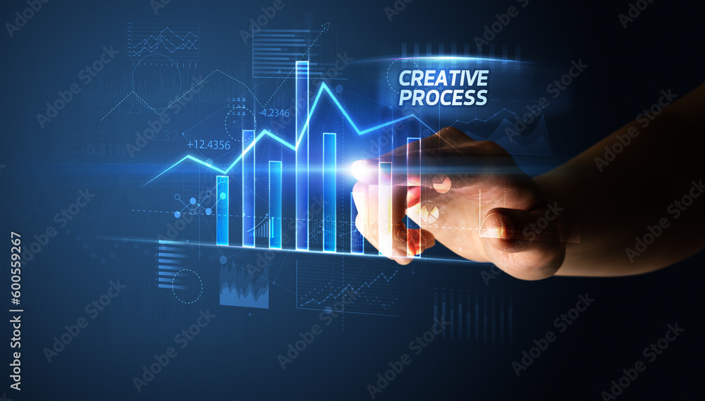 Hand touching business concept concept Hand touching business concept concept