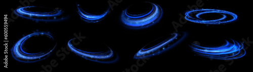 Light blue glowing effect. Glowing white speed lines. Abstract traffic lines on the road. Light dust trail wave, fire path trace line, car headlights, optical fiber and filament curve swirl png.