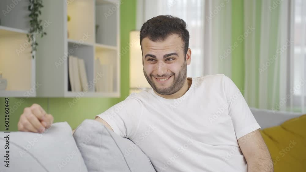 Portrait of man with schizophrenia. Portrait of man with schizophrenia.