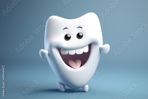 dentist dental blue hygiene tooth child smile care dentistry smiling. Generative AI.