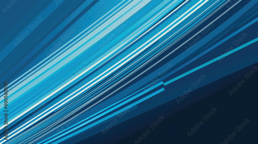 Blue Vector Cover Stright Stripes. Generative AI Blue Vector Cover Stright Stripes. Generative AI