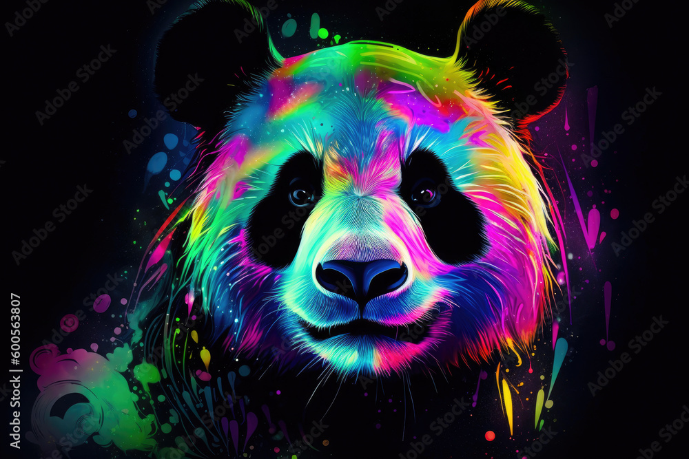 Neon Panda. Generative AI