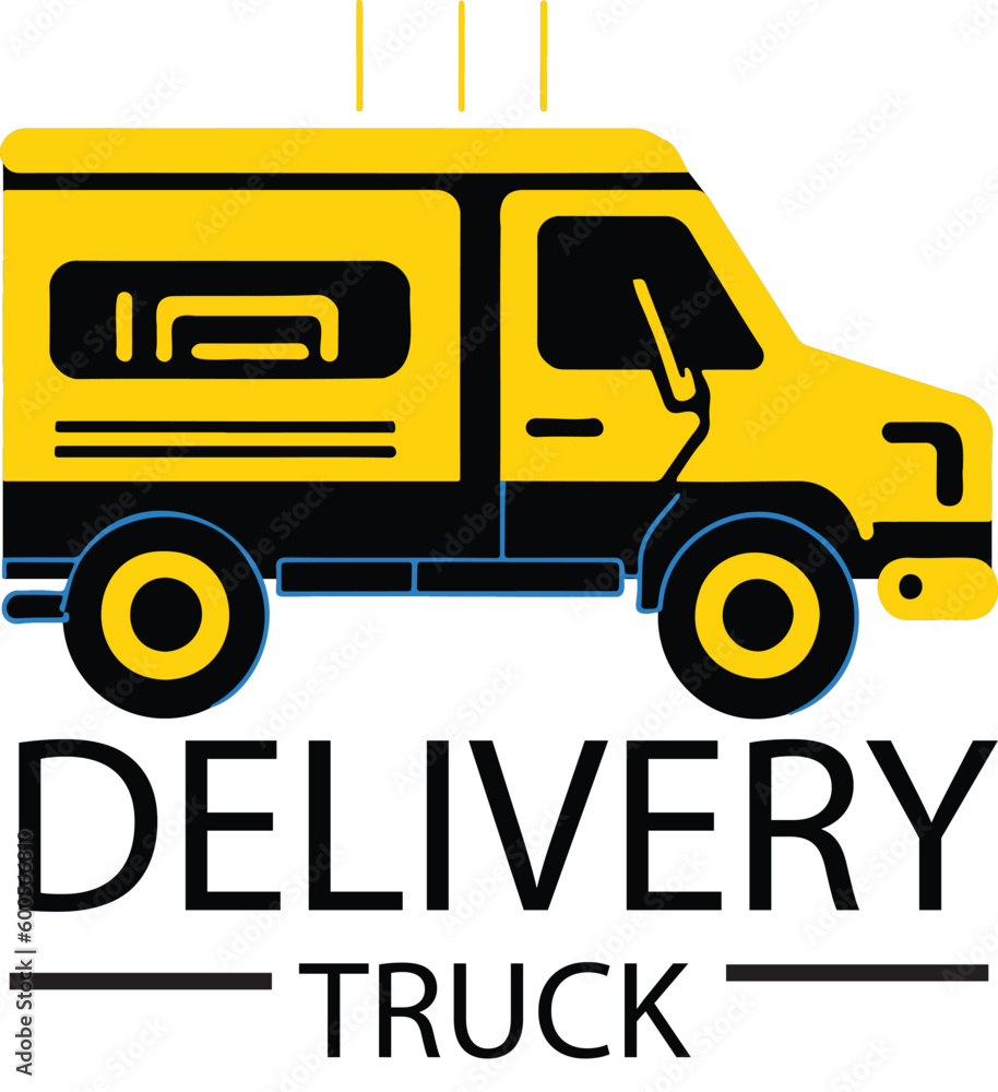 Delivery Truck Logo Vector File