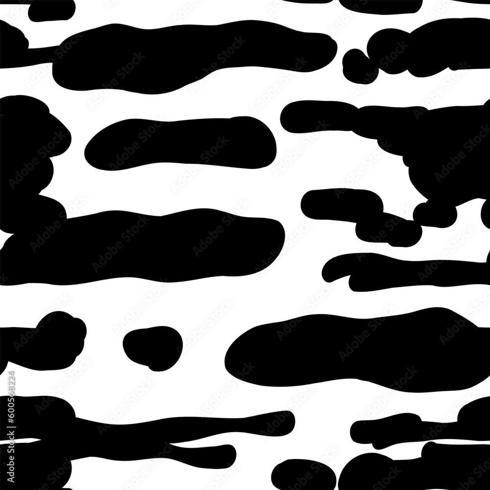Abstract leopard seamless pattern illustration. pattern with spots 