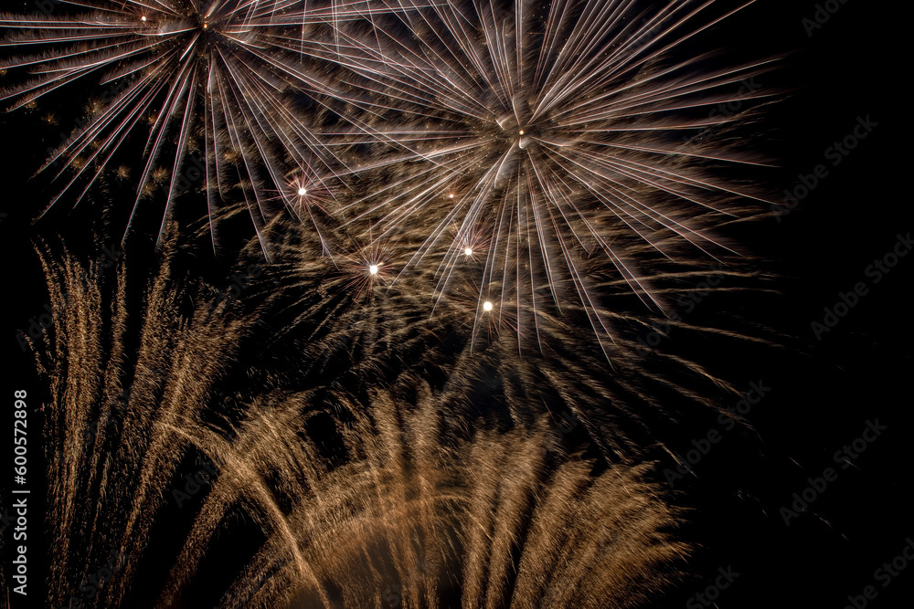 Obraz premium Beau feu d'artifice.