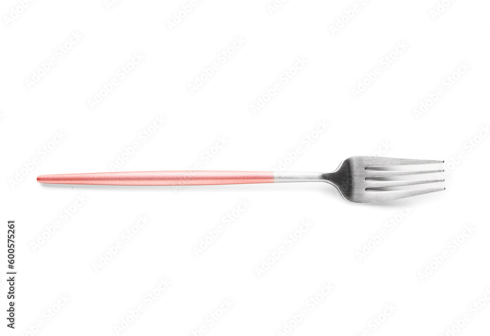 Stainless steel fork isolated on white background Stainless steel fork isolated on white background