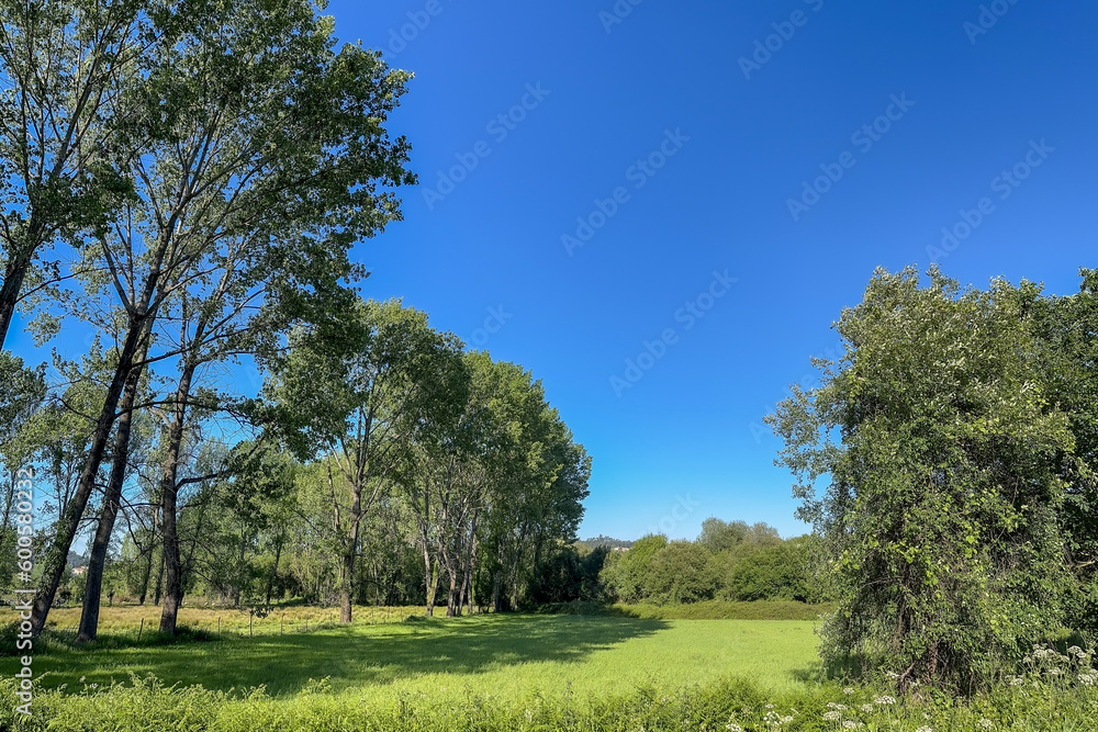 Lanscape view from the wooden pathway in Fiaes Lanscape view from the wooden pathway in Fiaes