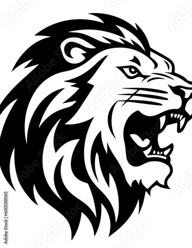 Lion head Head Vector Logo Fitness Sports Icon Tattoo SVG