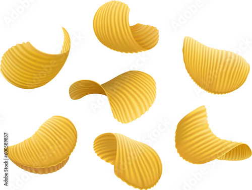 Realistic potato chips